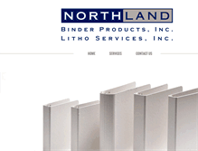 Tablet Screenshot of northlandbinder.com
